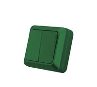 Interrupteur va et vient,interrupteur mural Vert 2 voie,interrupteur mécanique mural 86 mm, interrupteur standard 10 Amp, 250 V