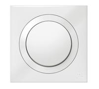 Legrand Interrupteur / va-et-vient Dooxie 600013 - IP44 10AX 250V - avec plaque carrée blanche