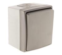 Interrupteur va et vient IP55 - Gris - Orok - Zenitech