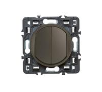 Interrupteur va-et-vient LEGRAND Céliane Soft 230V graphite