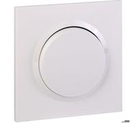 Legrand Interrupteur va-et-vient Dooxie One 10AX 250V~ Blanc 1 poste – plaque carrée blanche incluse