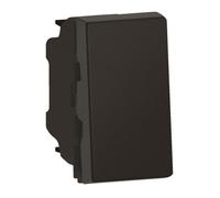 Legrand Interrupteur/va-et-vient Mosaic 079101L 10AX 250V Easy-Led 1 module Noir mat