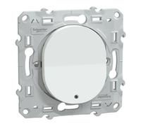 Interrupteur va-et-vient lumineux LED Ovalis Schneider Blanc