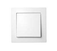 Interrupteur va-et-vient McPower | Flair | Blanc | 250 V~/10 A, encastré, IP44 | Design moderne | Installation facile | Construction de haute qualité