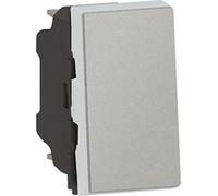 Legrand Interrupteur ou va-et-vient Mosaic 079201L 10AX 250V Easy-Led 1 module Aluminium