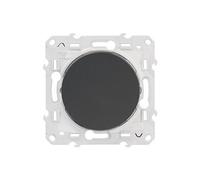 Interrupteur va-et-vient SCHNEIDER Odace S54A204 -10A - fixation par vis - IP21 - anthracite