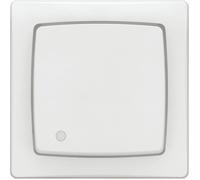Interrupteur VV ou poussoir lumineux - appareillage saillie complet blanc LEGRAND