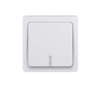 Interrupteur va et Vient - Prises electriques Standard - Prise Extra Plate - Prise Murale - Interrupteur va et Vient sans Fil - Prise Murale - Gamme Blok - Va Et Vient Lumineux Saillie Blanc