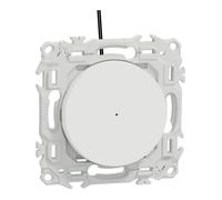 Interrupteur Va-et-vient - Schneider - Odace - Lumineux - Blanc Mat - LED Verte