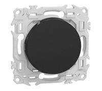 Interrupteur Va-et-vient - Schneider - Odace - Noir Mat - 10AX - Certifié NF - IK04 IP21D