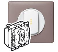 Legrand 067007 Interrupteur ou Va-et-vient Témoin sans Neutre Céliane, 4A