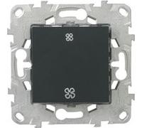 Interrupteur va-et-vient VMC 10A connexion rapide anthracite Unica