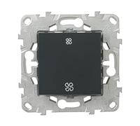 Interrupteur va-et-vient VMC 10A connexion rapide anthracite Unica