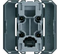 interrupteur - va et vient - bp - 2 modules - hager gallery wxf003