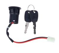 Interrupteur Verrouillage Clé Moto Interrupteur Allumage 2 Fils avec 2 Clés Verrouillage Marche-arrêt Scooter Électrique VTT Moto Poche Moto VTT Quad 1 Jeu(Type 1)