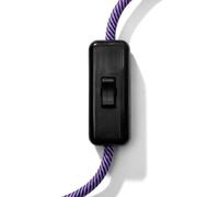 Interrupteur Vintage Noir avec mise à la terre - unipolaire