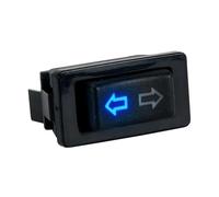 Interrupteur Vitre Électrique Interrupteur Universel De Levage Vitre Électrique Voiture 5 Broches DC 12V 20a Couleur Lumière Bleue Et Rouge Harnais Interrupteur Lève-vitre(Blue Switch Only)