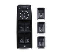 Interrupteur Vitre Électrique Pour Mercedes Pour Benz C250 C300 C350 | Unité commutation commutateur fenêtre, panneau commande commutateur miroir en plastique(A Set b)