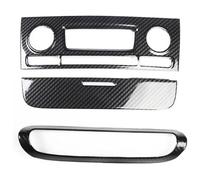 Interrupteur Vitre Électrique Pour Smart Pour Fortwo 451 Autocollant Décoration Sortie D'air Décoration Intérieure Voiture Moulures Intérieures Voiture Intérieure(Center Console 3pcs 4)