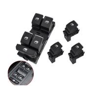 Interrupteur Vitre Électrique Pour VW Pour Golf 7 Pour MK7 2013 2014 2015 2016 2017 2018 2019-2021 5G0959857 5GG959857 5G0959855 Commande Principale Lève-vitre(4PCS)