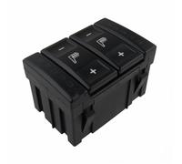 Interrupteur Vitre Pour MK4 Pour S-MAX Pour Galaxy MK 3 6M2T 19K314 AC Bouton De Commande De Chauffage De Siège, Interrupteur De Commande Commande Leve Vitre(Black)