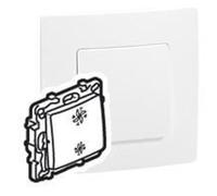 Interrupteur VMC 2 positions Legrand Niloe Pur Blc