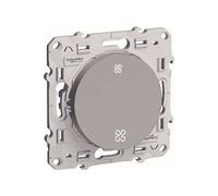 - Interrupteur VMC sans position arrêt à vis - aluminium - Odace - Schneider