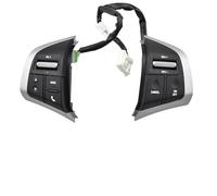 Interrupteur Volant Multifonction Pour Chevrolet Dmax 2019 Bouton De Régulateur Vitesse Interrupteur Volume Audio Au Volant Accessoires Voiture(Silver Black)