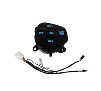 Interrupteur Volant Multifonction Pour Fiesta MK7 MK8 Pour Ecosport 2013 - 2015 Bouton Commutation Régulateur Vitesse Avec Fil Rétro-éclairage Bleu/rouge(Switch-wire-Blue)
