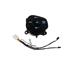 Interrupteur Volant Multifonction Pour Fiesta MK7 MK8 Pour Ecosport 2013 - 2015 Bouton Commutation Régulateur Vitesse Avec Fil Rétro-éclairage Bleu/rouge(Switch-wire-Blue)
