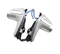 Interrupteur Volant Touches Remplacement Boutons Commande Audio Bluetooth Pour Téléphone Avec Molette Et Câble 84250-0E220 84250-0K020 Pour Toyota Pour Hilux 2011-2015(Sliver Switch)