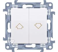 Interrupteur volet blanc SIMON10 CZW1.01/11