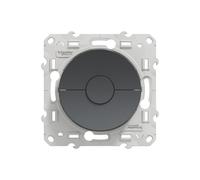 Schneider Electric - Odace, interrupteur Anth., 3 boutons montée/descente/stop pour volets-roulants - S540208