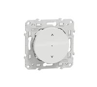 Schneider Electric Interrupteur volet roulant connecté Odace Wiser 1 poste Blanc