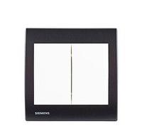 Interrupteur Volet Roulant Blanc Delta Iris + Plaque basic Anthracite-SIEMENS