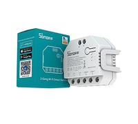 Interrupteur Volet Roulant Connecté, SONOFF DUALR3 2 Gang 2 Way Interrupteur Connecté WiFi Smart Switch avec Surveillance de l'Energie, Moteur mode, Compatible avec Alexa/Google Home/Siri, 15A/3300W