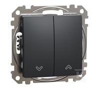 Interrupteur volets noir anthracite SEDNA DESIGN SDD114114