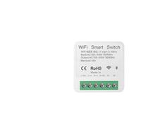 Interrupteur WiFi intelligent 16 A EWelink APP, mini interrupteur bidirectionnel à monter soi-même, disjoncteur, module de minuterie, compatible avec Alexa, Google Home, Alice(WiFi)