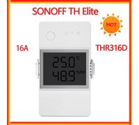 interrupteur Wifi intelligent TH Elite 16A 20A,contrôle de la température et de l'humidité avec écran LCD,Mode automatique,contrôle de la maison - Type Sonoff THR316D