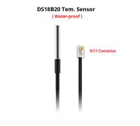interrupteur Wifi intelligent TH Elite 16A 20A,contrôle de la température et de l'humidité avec écran LCD,Mode automatique,contrôle de la maison - Type Sonoff DS18B20