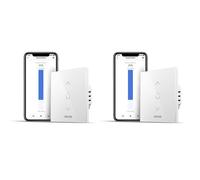 Interrupteur WiFi Meross pour Volet Roulant - Tactile, Compatible Alexa et Google Home (Lot de 2)