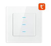 Interrupteur Wifi tactile Avatto N-Ts10-W3 Triple Tuya (Blanc)