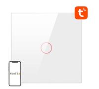 Interrupteur Wifi tactile Avatto Ts02-Eu-W1 Single Tuya (Blanc)
