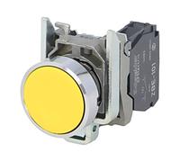Interrupteur XB4BA51 : pression 22 mm tige.Pos : 1 NO jaune manque 3A/240VAC ...