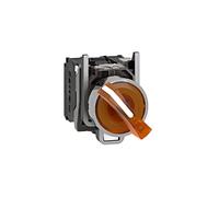 Interrupteur XB4BK125M5 : tige rotative 22 mm.Pos : 2 NC + NO LED ORANGE 230V...