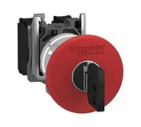 Interrupteur XB4BS9445 : tige de sécurité 22 mm. Pos : 2 NC + NO rouge manque...