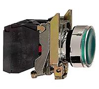 Interrupteur XB4BW33B5 : pression 22 mm tige.Pos : 1 NC + NO LED 24V IP66 SCH...