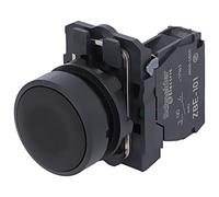Interrupteur XB5AA21 : pression 22 mm tige.Pos : 1 NO noir manque 3A/240VAC...