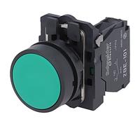 Interrupteur XB5AA31 : pression 22 mm tige.Pos : 1 NO vert manque 3A/240VAC...