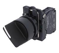 Interrupteur XB5AD21 : tige rotative 22 mm. Pos : 2 NO noir manque 3A/240VAC ...